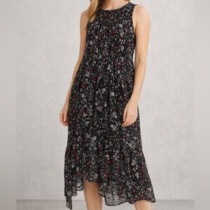 Knox Rose Black Floral Maxi Dress size XL